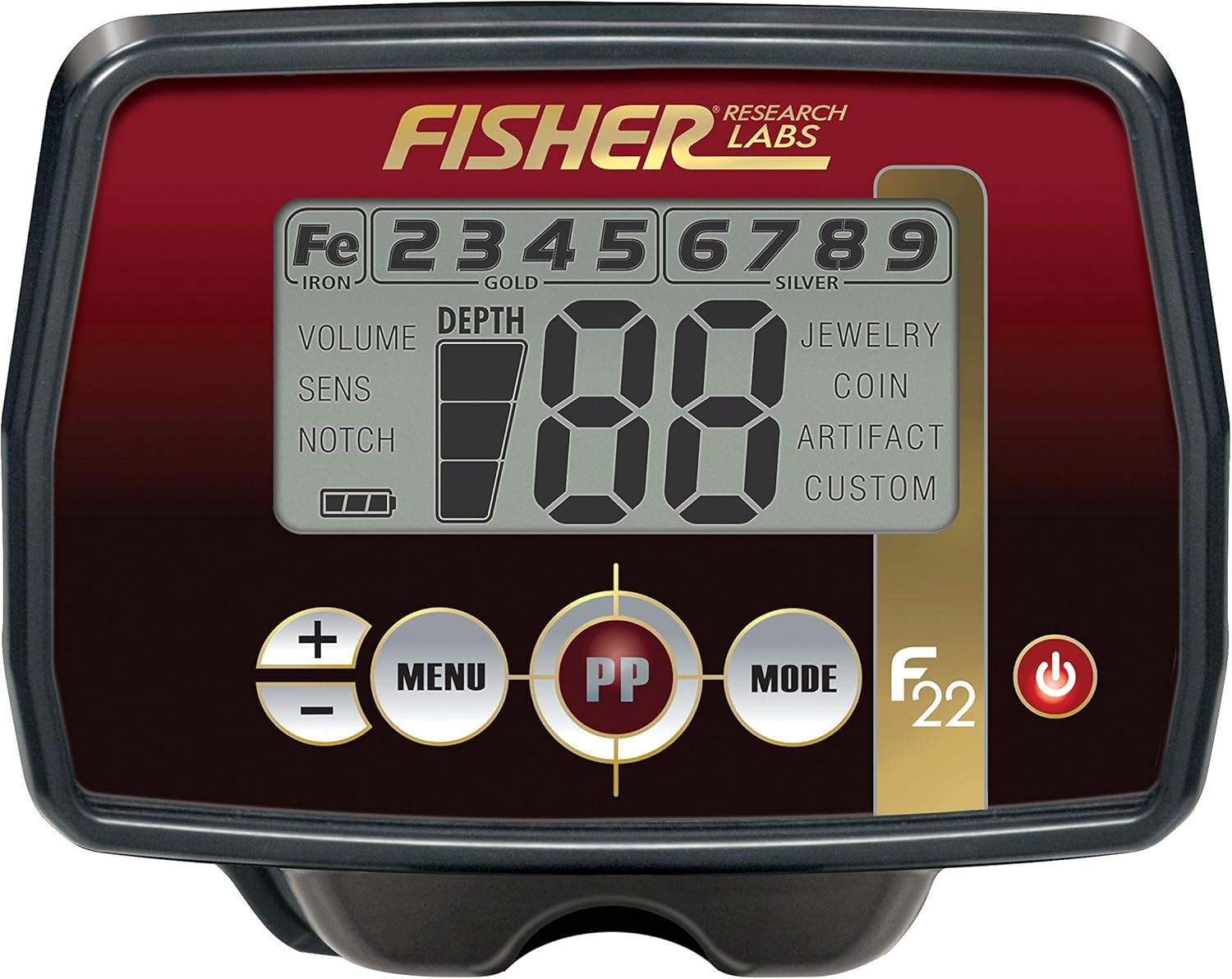 Fisher F22 Metal Detector - History Seekers Metal Detectors