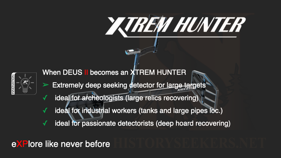 XP Xtreme Hunter Upgrade - XTR-115E - Upgrade for Deus 2 - History Seekers Metal Detectors