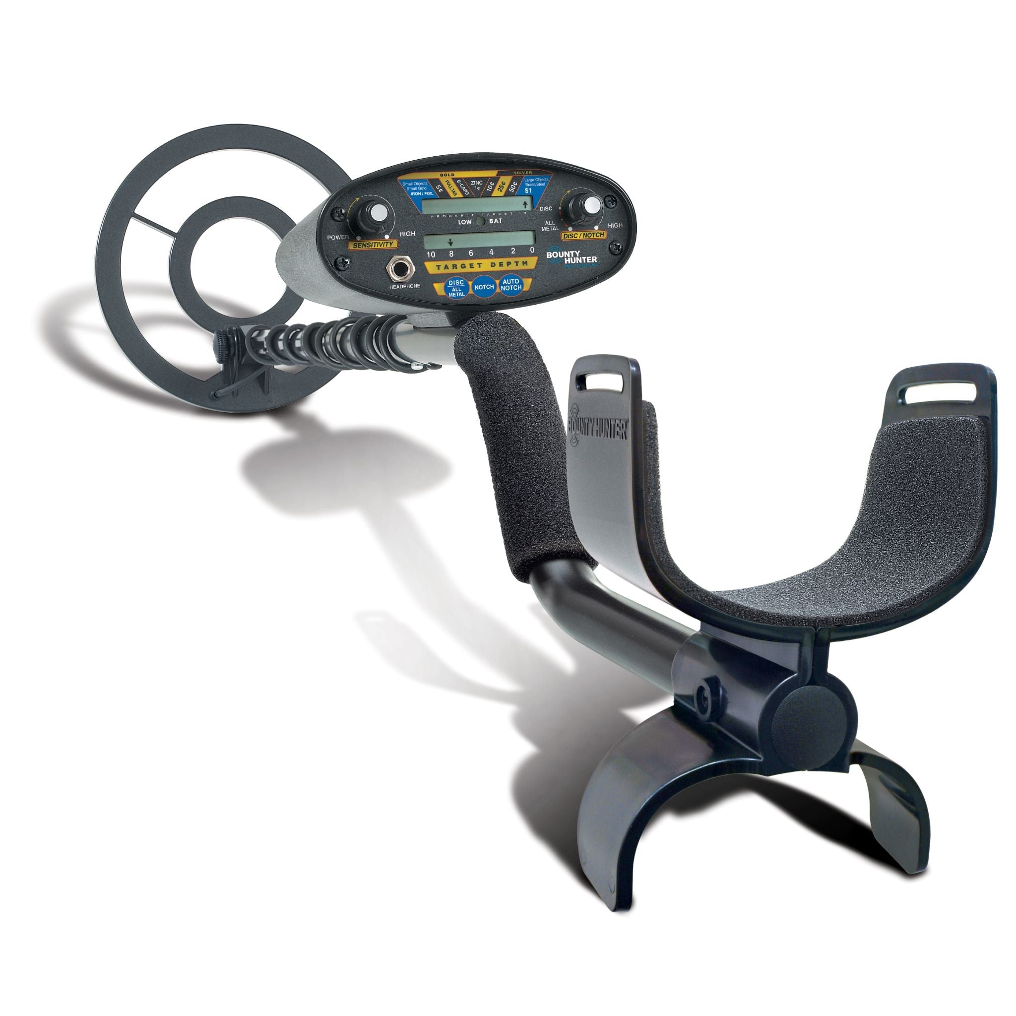 Bounty Hunter Quick Draw II Metal Detector on white background