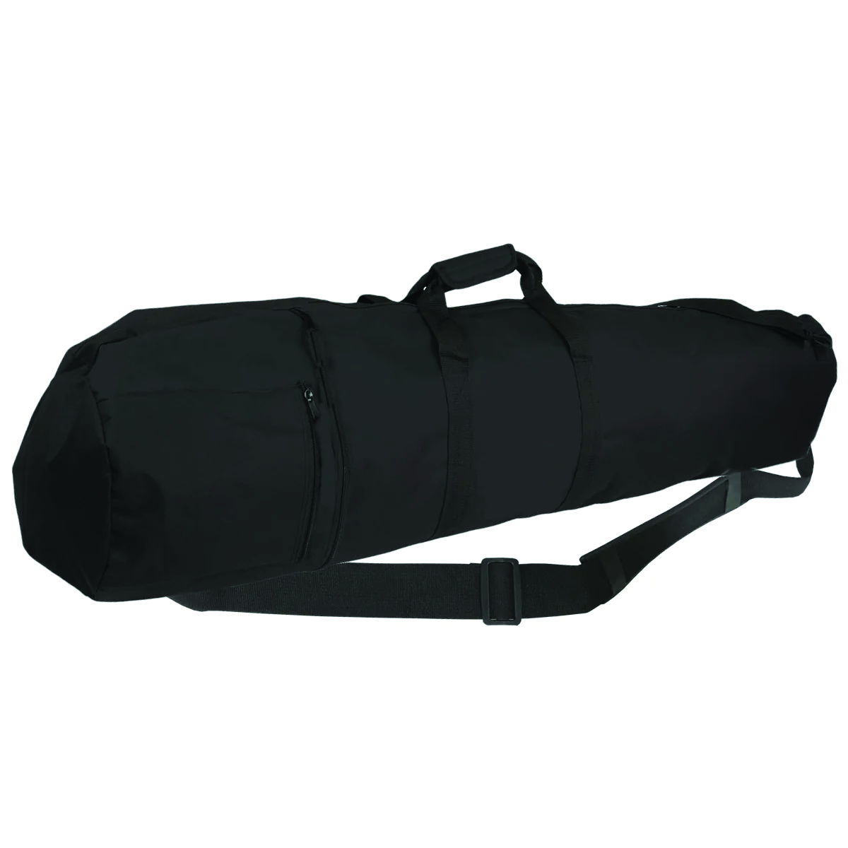 Black DragonXT 53 inch metal detector carry and travel bag with shoulder strap, carry handles, and front zip pocket