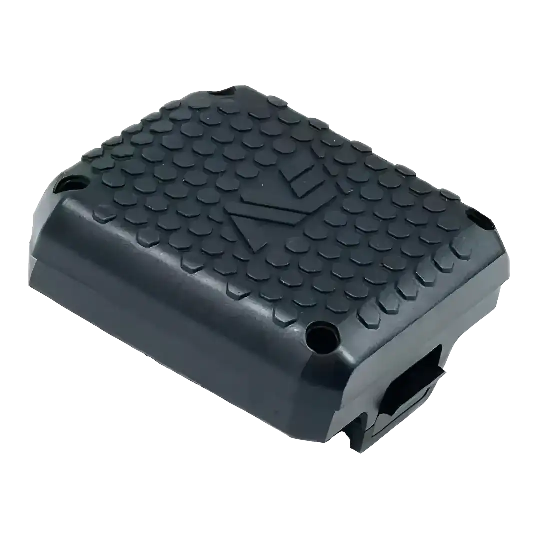 Genuine Minelab GPX 6000 lithium ion battery pack 3011-0432 with textured grip housing and slide rail mount