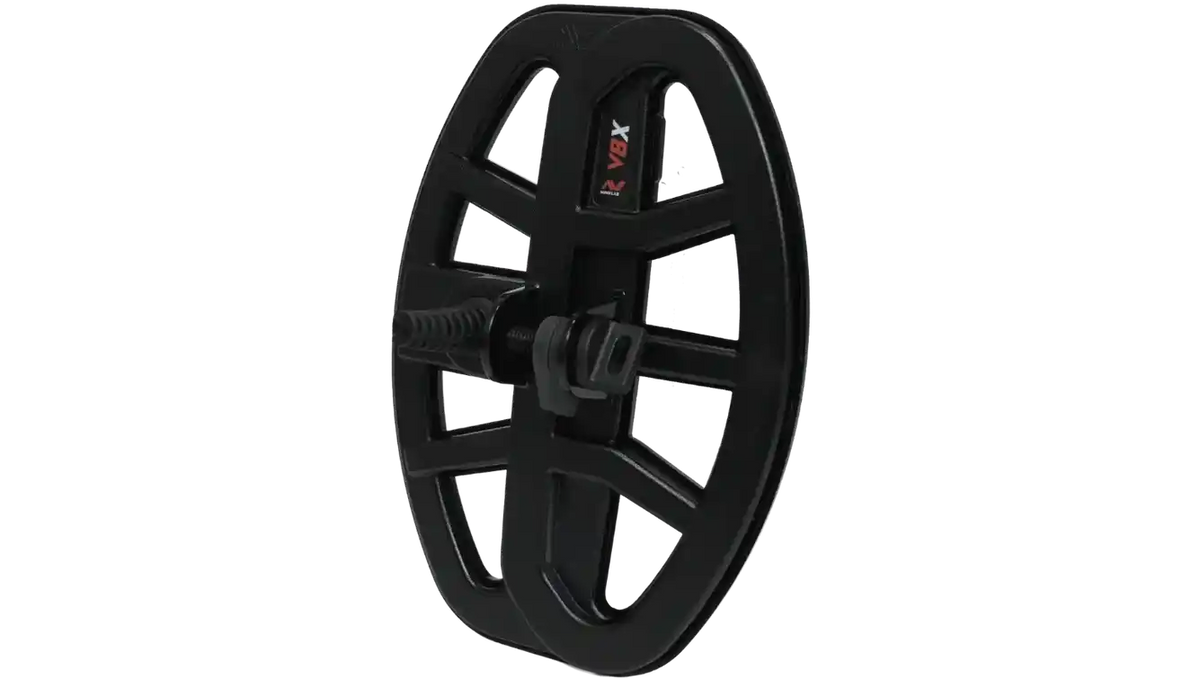 Minelab V8X 8 x 5 in (20 x 13 cm) Double-D search coil, included in the Pro-Pack