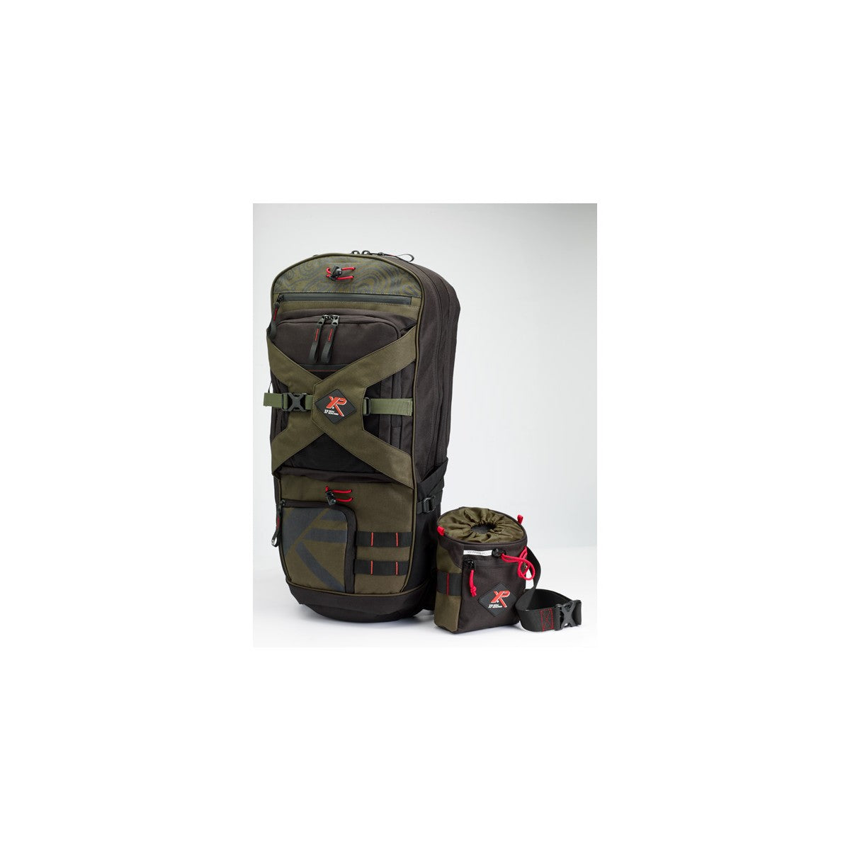 XP Backpack 280 and XP Finds Pouch factory kit shown together