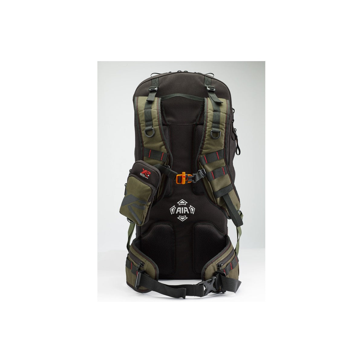 XP Backpack 280 ventilated back panel with quilted hip belt and phone pouch