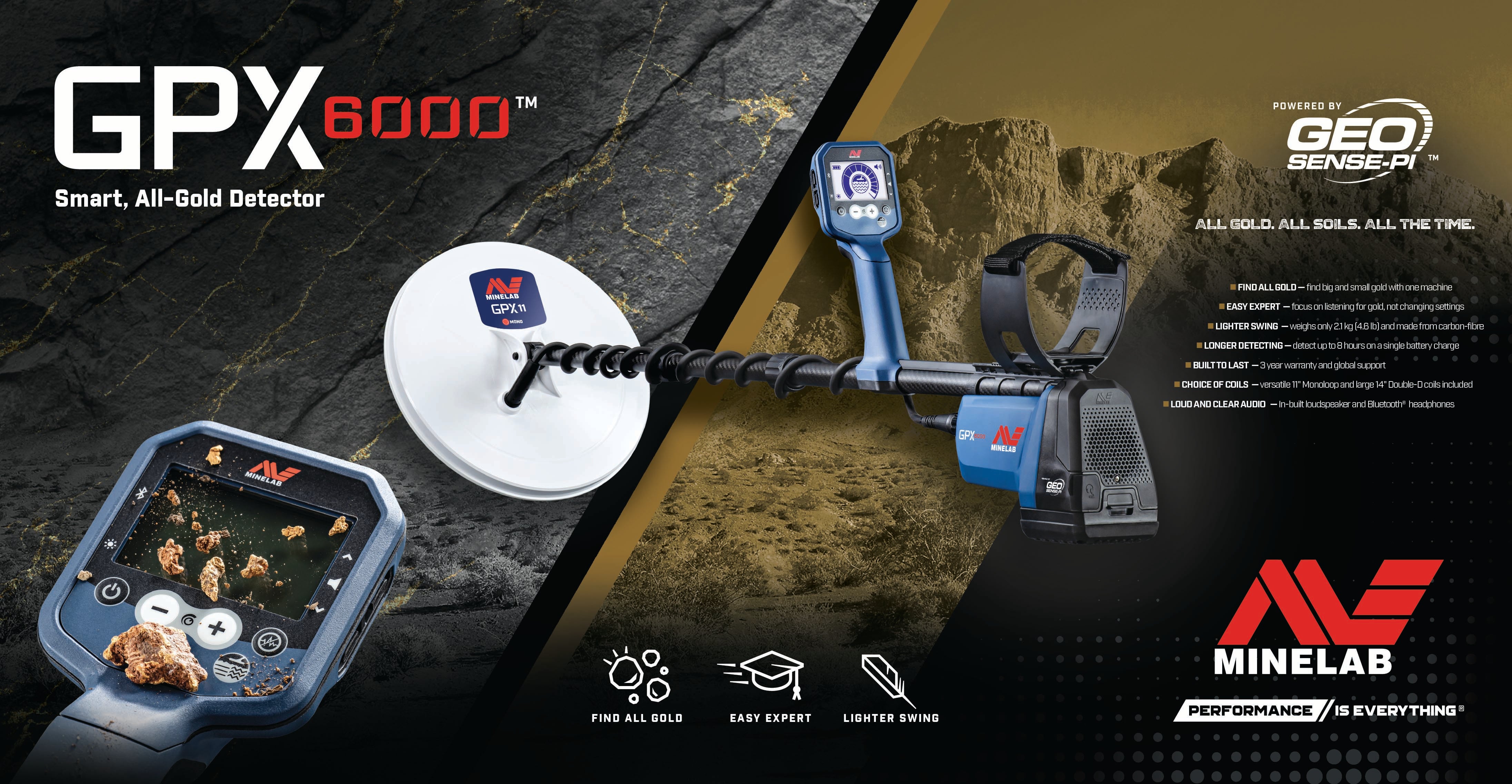 Minelab GPX 6000 Metal Detector - History Seekers Metal Detectors