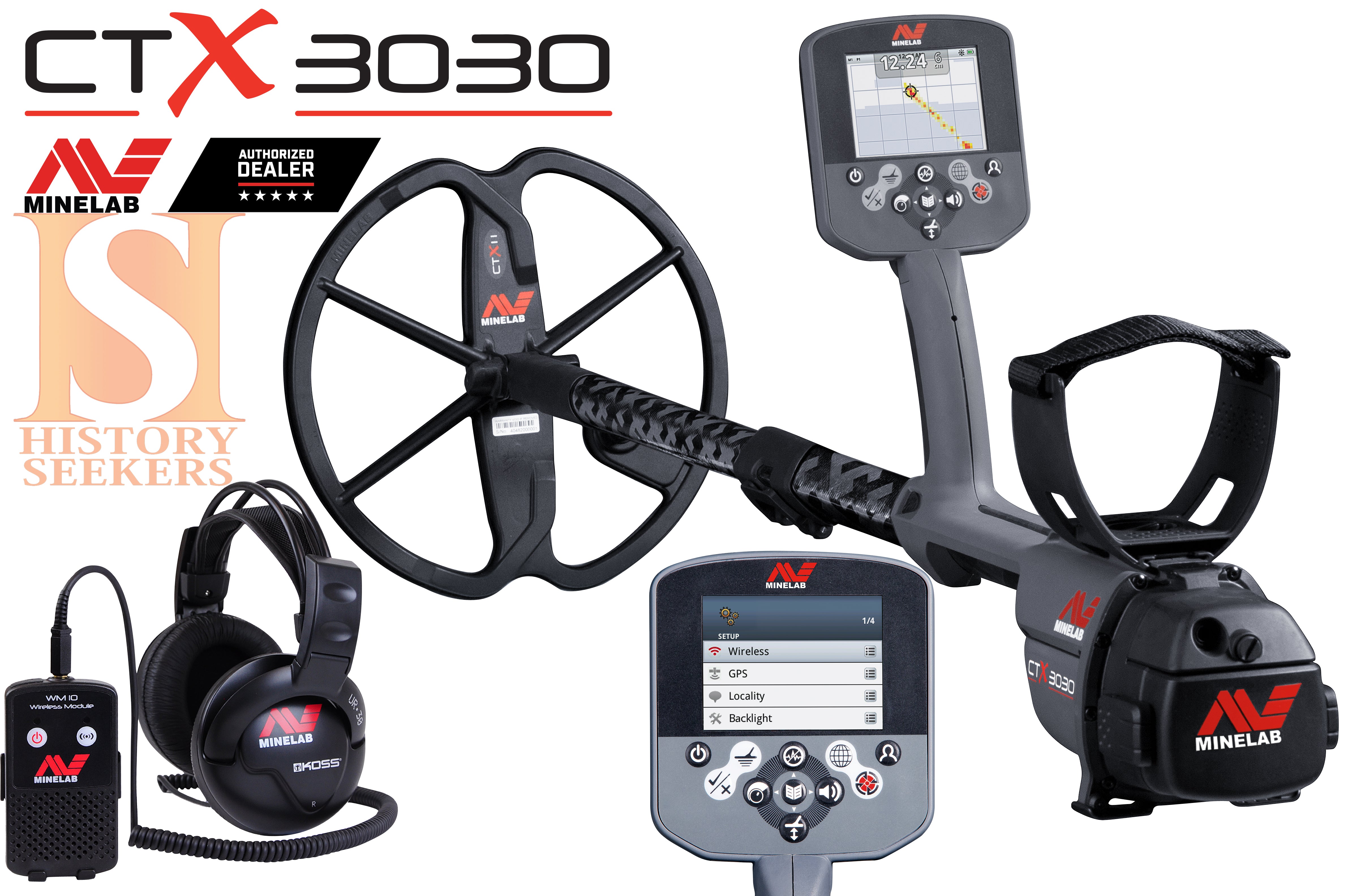 Minelab CTX 3030 Metal Detector - History Seekers Metal Detectors