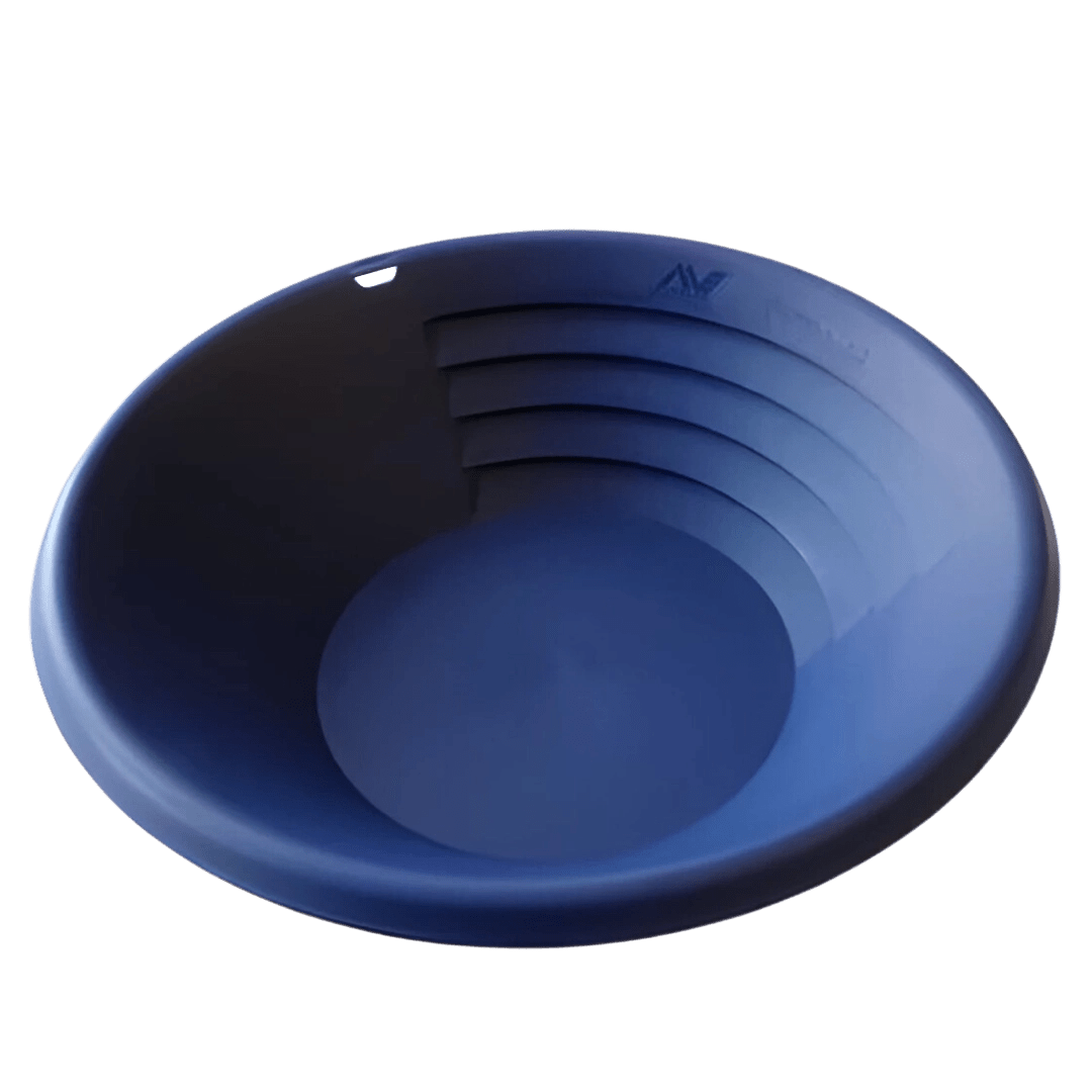 Blue Minelab Pro-Gold 10 inch single-riffle gold pan