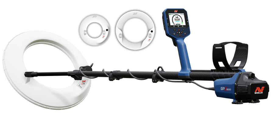 Minelab GPZ 8000 3 Coil Pack Gold Detector - History Seekers Metal Detectors