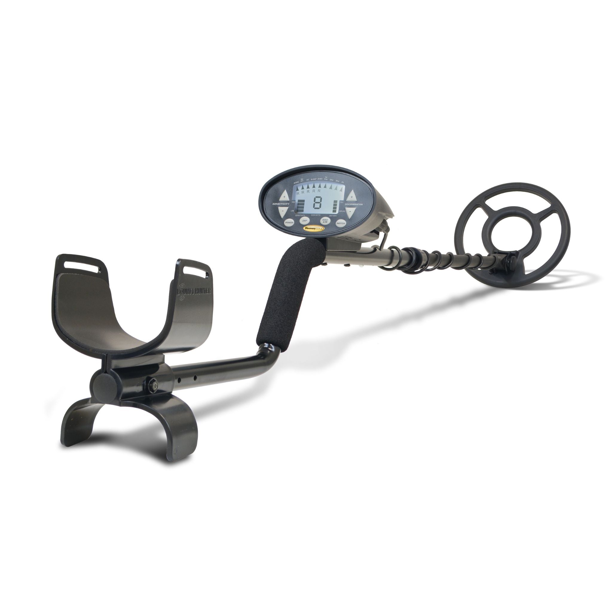 Bounty Hunter Discovery 2200 Metal Detector on white background