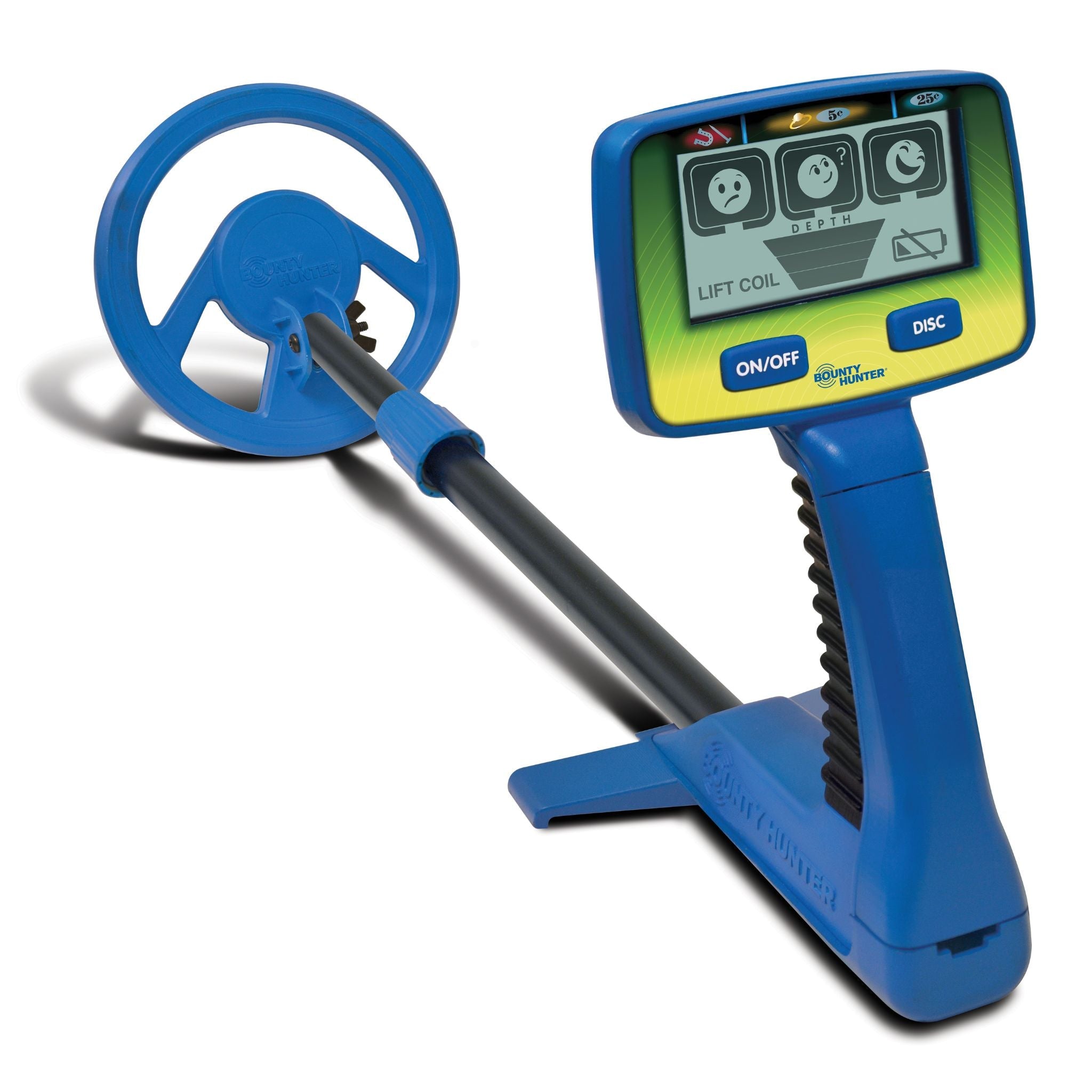 Bounty Hunter Junior T.I.D. Metal Detector on white background