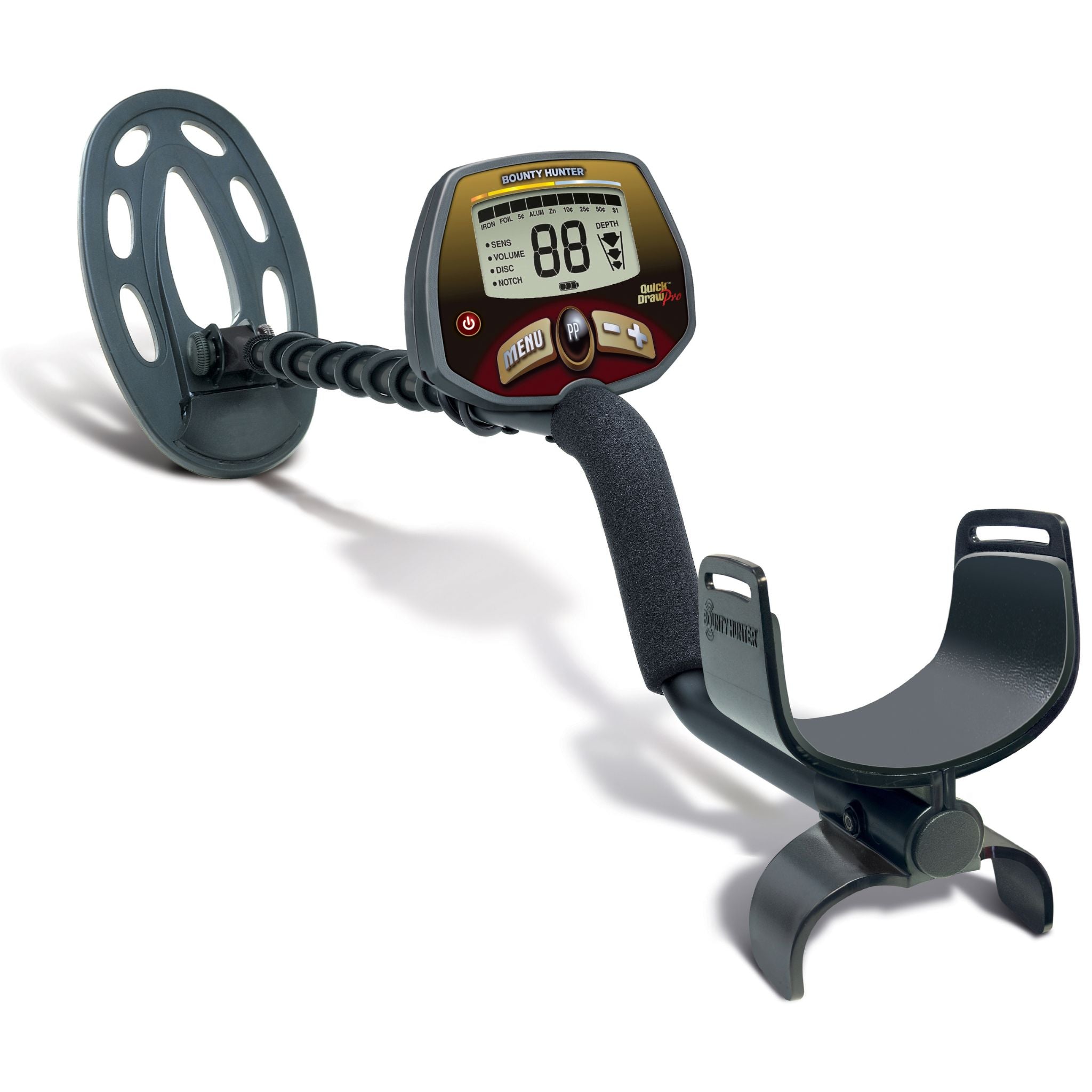 Bounty Hunter Quick Draw Pro Metal Detector on white background