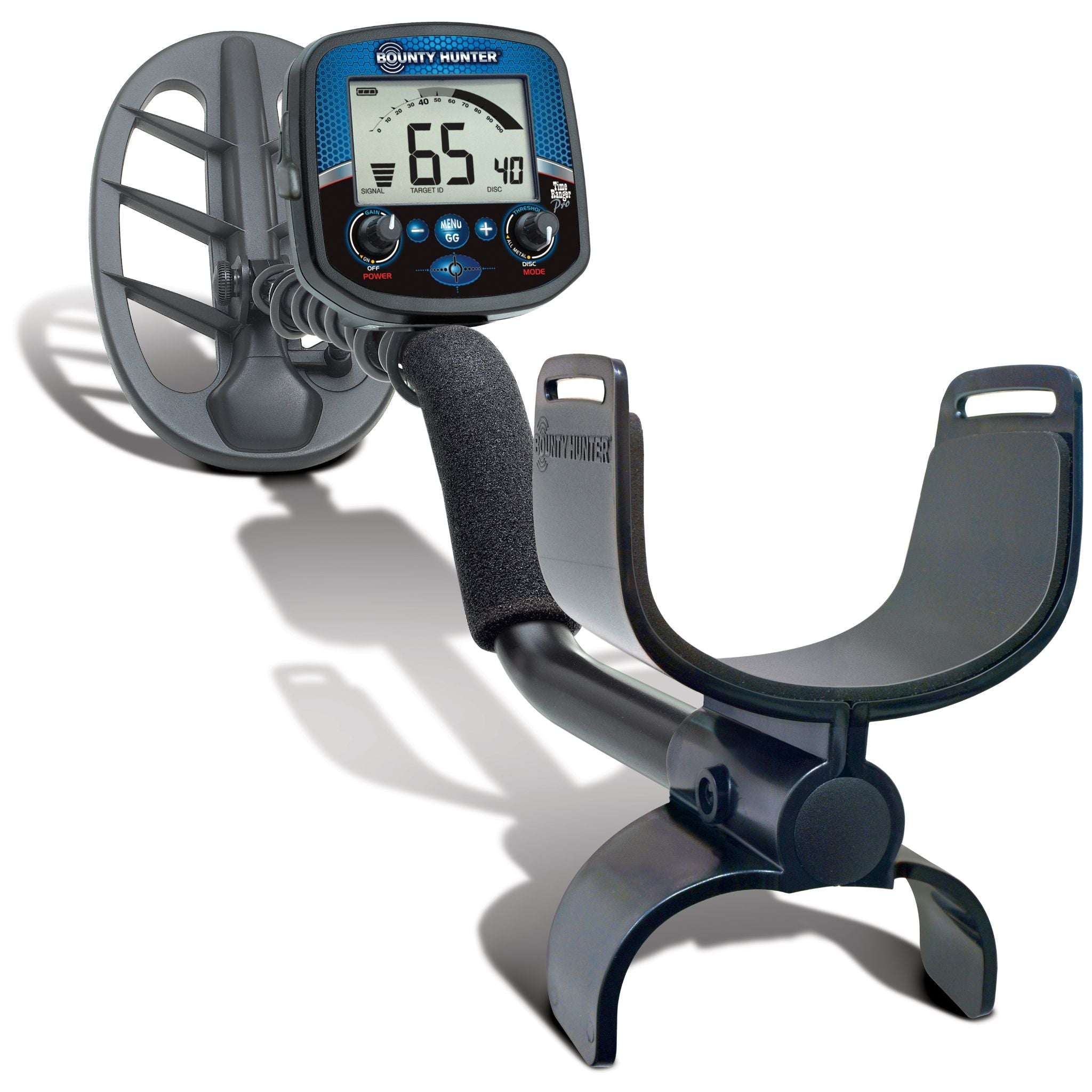 Bounty Hunter Time Ranger Pro Metal Detector on white background