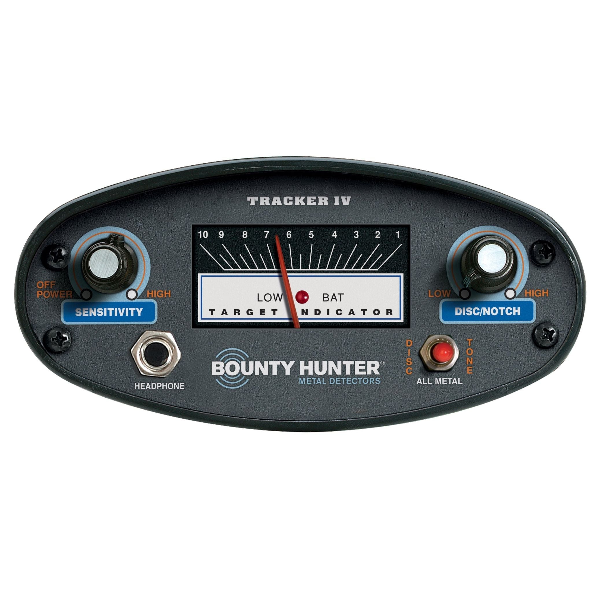 Bounty Hunter Tracker IV Metal Detector detail view