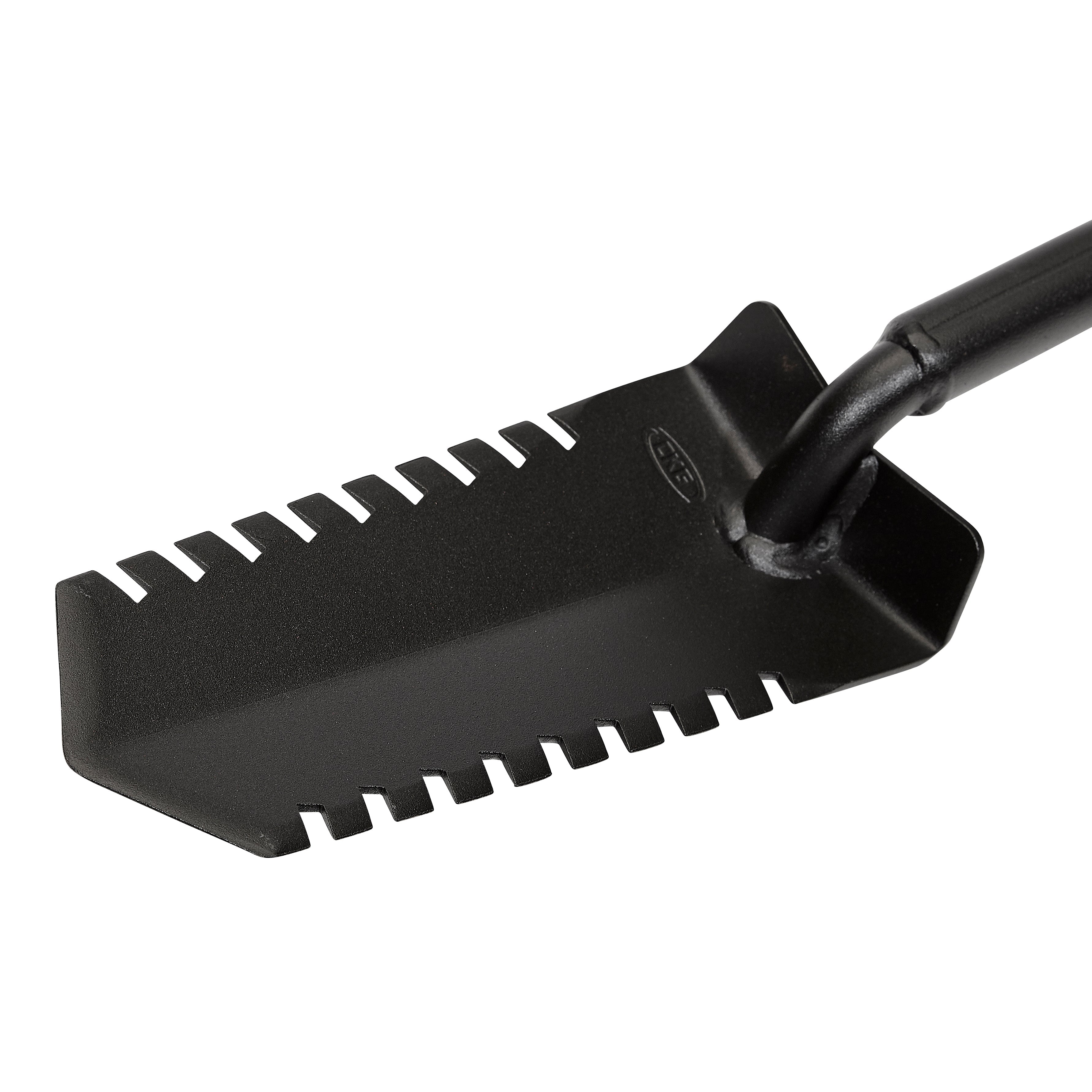 Full-length view of the 39.5 inch CKG T-handle metal detecting shovel