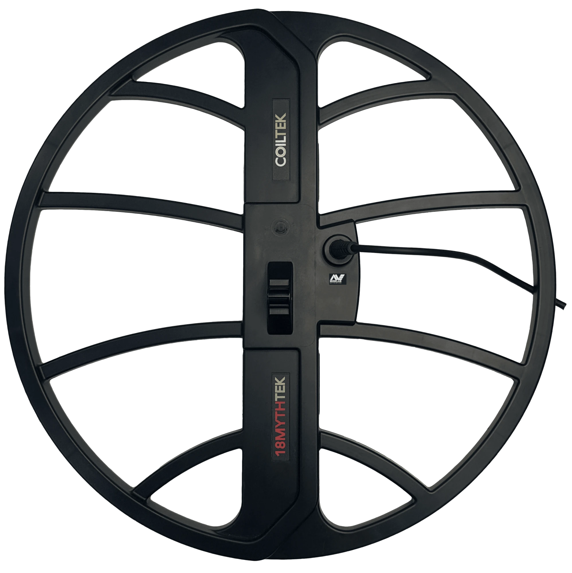 Coiltek 18 inch Mythtek Double-D search coil for the Minelab Manticore, Minelab approved