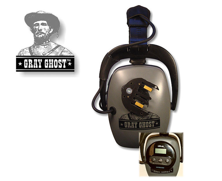 Gray Ghost XP headphone ear cup connector that accepts the XP Deus headphone module, original Deus module inset