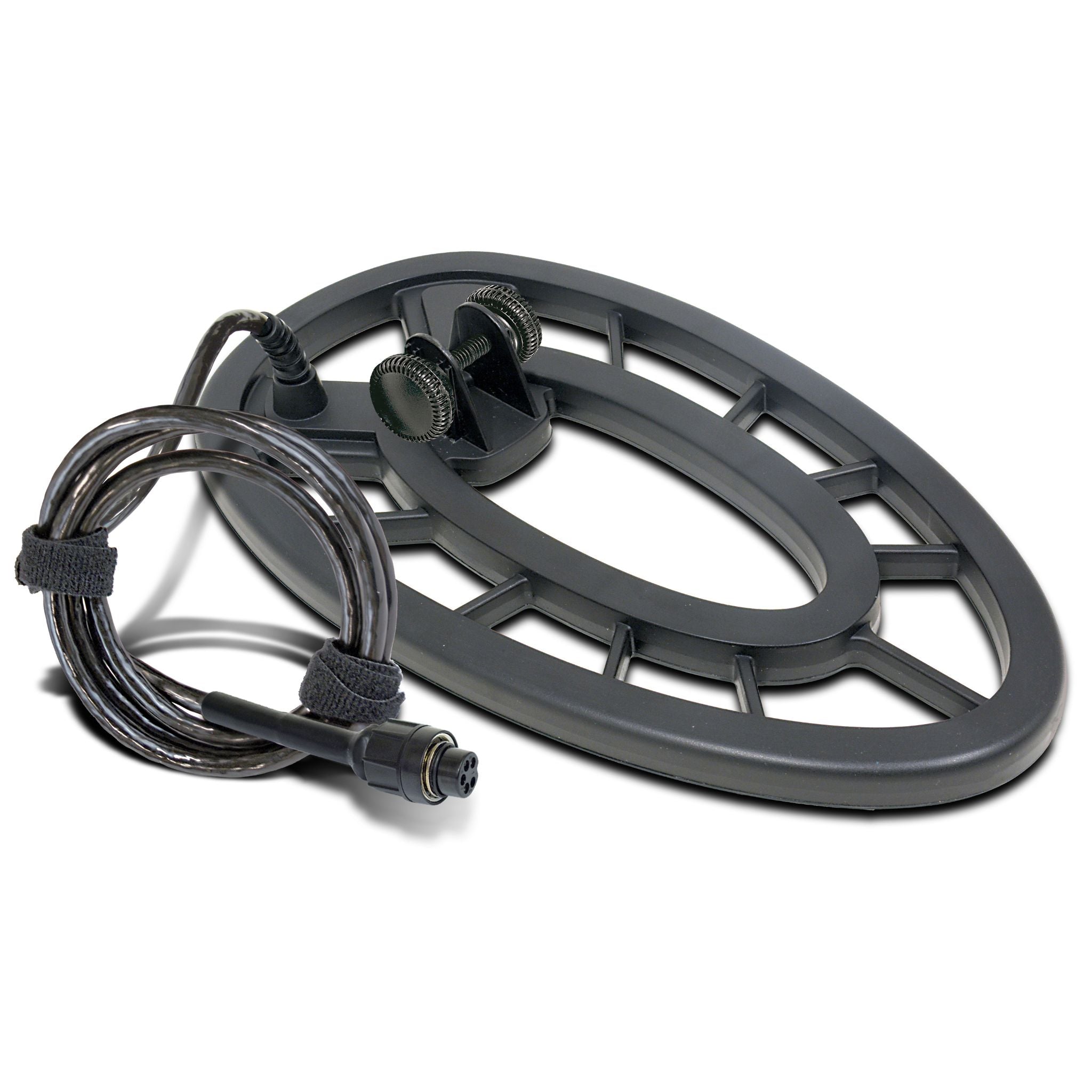 Genuine Fisher 11 inch concentric teardrop search coil for the F11, F22 and F44 metal detectors