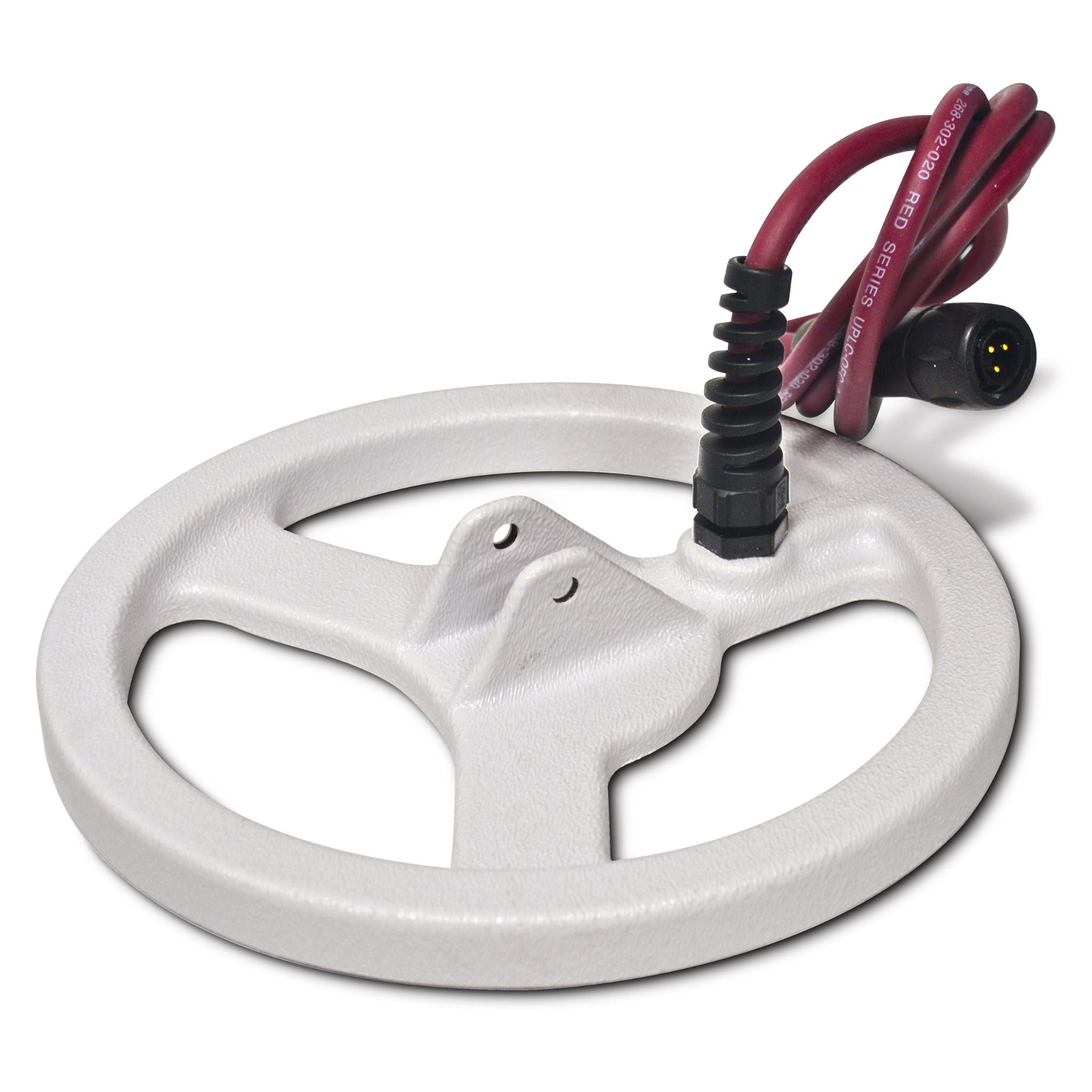 Genuine Fisher 8 inch open pulse-induction search coil with tube for the Impulse AQ metal detector