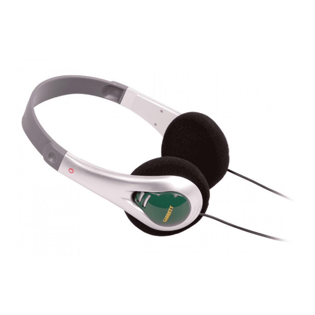 Garrett TreasureSound lightweight stereo headphones with foam ear muffs and 1/4 inch jack
