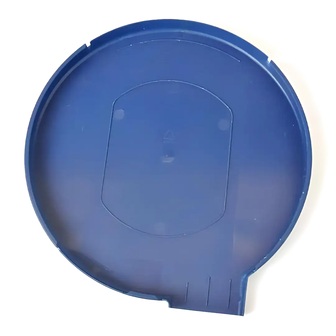Genuine Minelab SDC 2300 8 in blue skidplate 3011-0254, round coil cover with cable notch