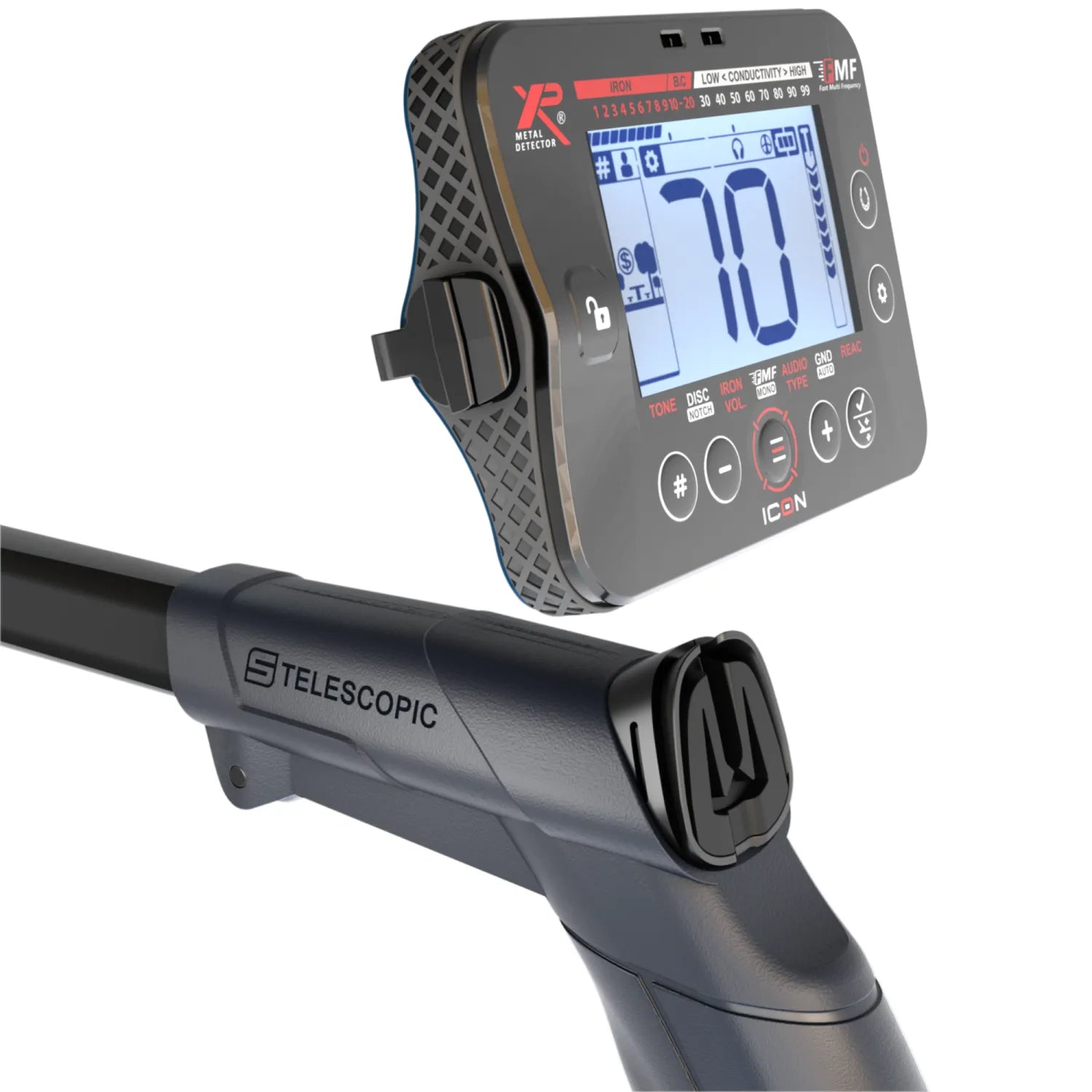 XP Icon FMF Metal Detector with WSA ST Headphones