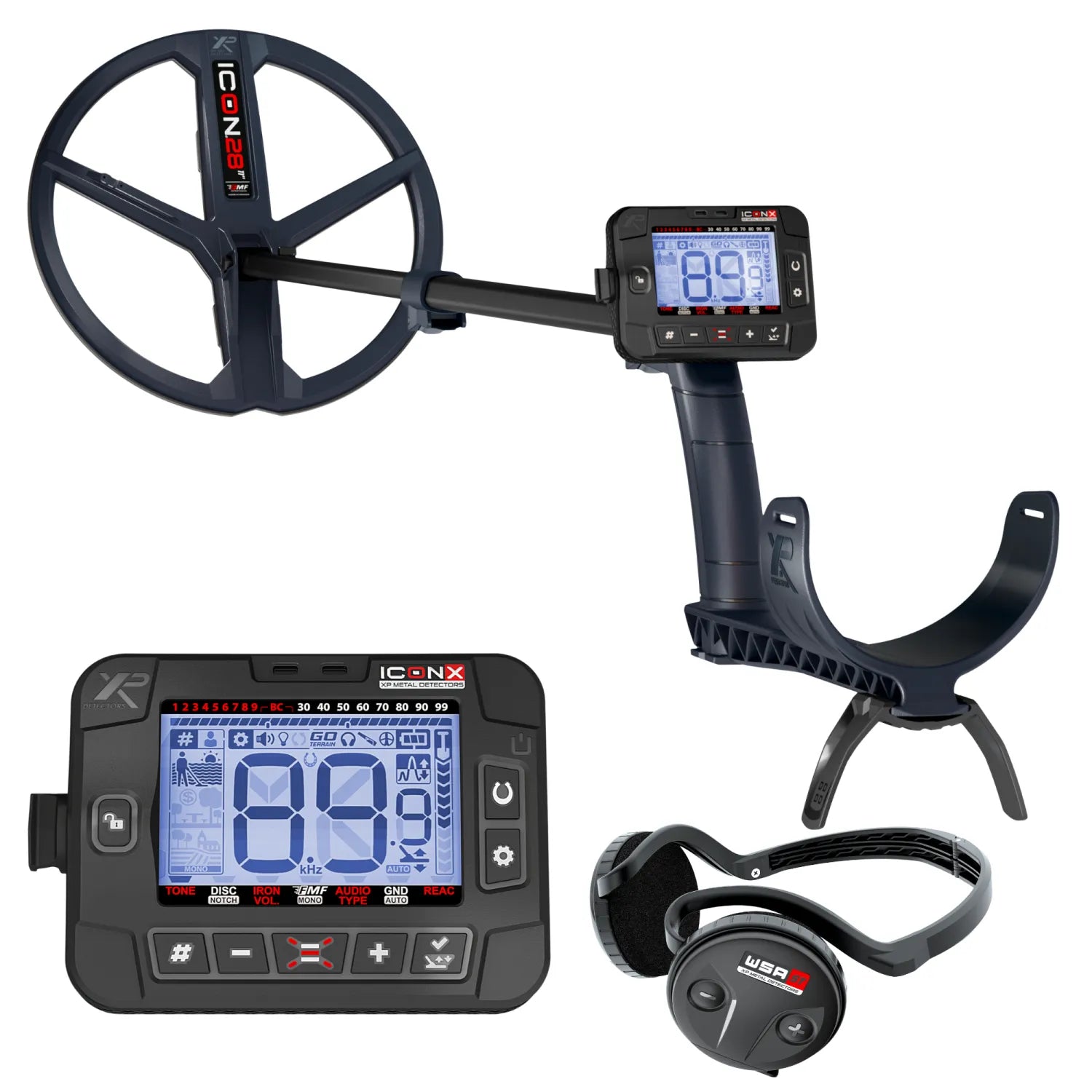 XP ICON-X FMF Metal Detector & Wireless Headphones